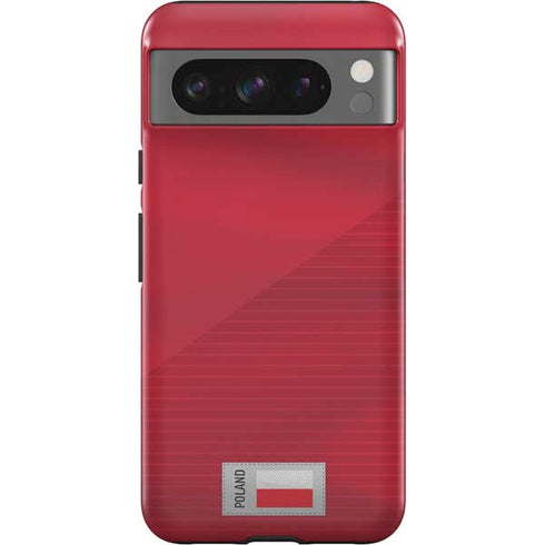 Poland Soccer Flag Google Pixel 8 Pro Impact Case